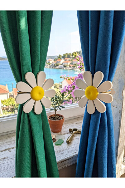 NefinGold Papatya Fon Perde Tutucu