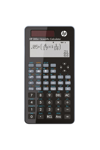 HP Scientific calculator, 315 functions, 155 x 85 x 20 mm, solar power, 300SPLUS