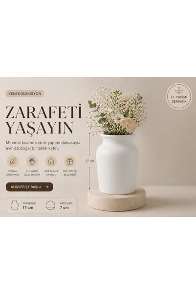 Velorahomee Moderna i jednostavna keramička vaza | Prirodna elegancija za vaš...