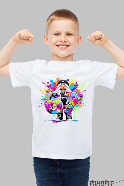GILDAN Tricou Roblox Six Seven Design Colorat Dinamic