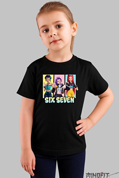 GILDAN Tricou Huntrix Six Seven Trio De Stil Remarcabil