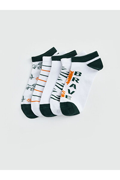 LC Waikiki Mixed Patterned Boys' Booties Socks 5-Piece