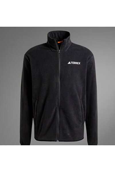 adidas Mt Ess Fz Fl Men's Black Jacket Clothing Jp0795