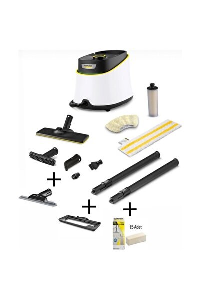 Karcher Sc 3 Deluxe Easyfix Buharlı Temizlik Makinesi 1900W 3.5 Bar Cam Apara...