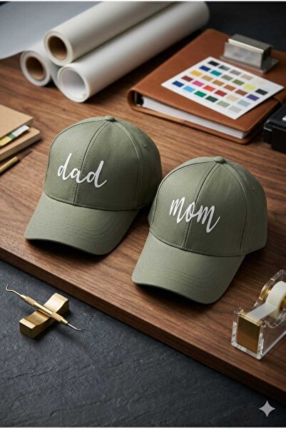 Betülce Mom Dad Lover Couple Adjustable Baseball Cap Set of 2