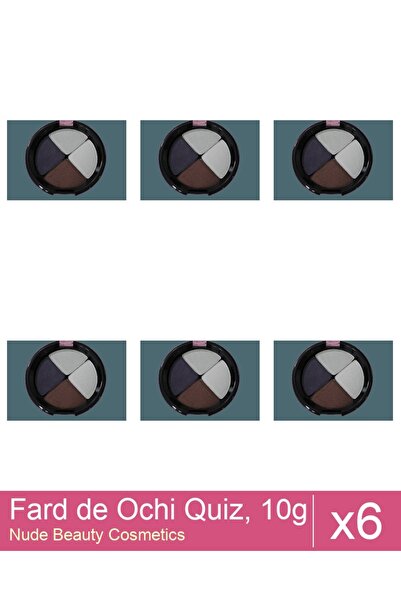 Makeup Set of 6x Eyeshadow Quiz, 10g No. 452