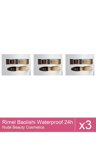 Makeup Set 3x Rimel Baolishi Waterproof 24h