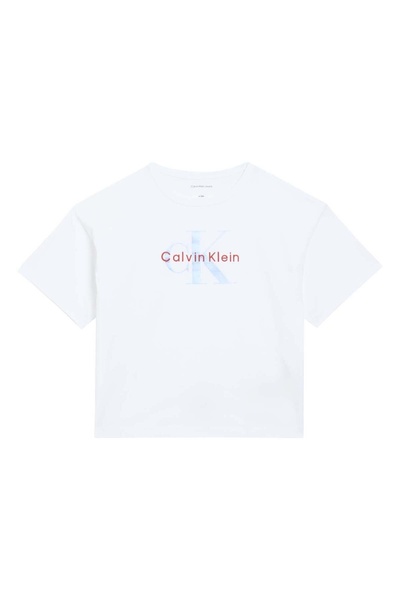 Calvin Klein تي شيرت بناتي LVCKSJA20G