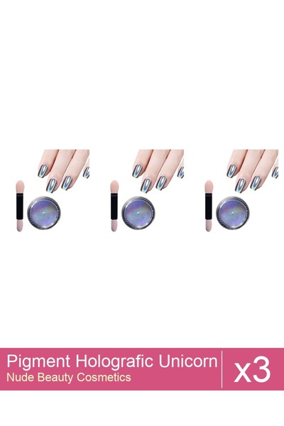 Makeup Set 3x Pigment Holografic Unicorn
