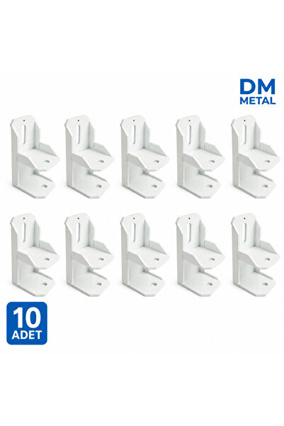 DM METAL Beyaz Mafsallı Tente Sabitleme Aparat seti 10 lu Dayanıklı ve Kolay ...