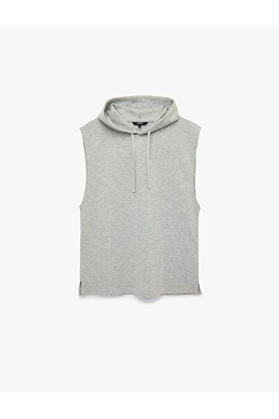 Koton Comfortable Fit Sleeveless Hooded Sports Tank Top