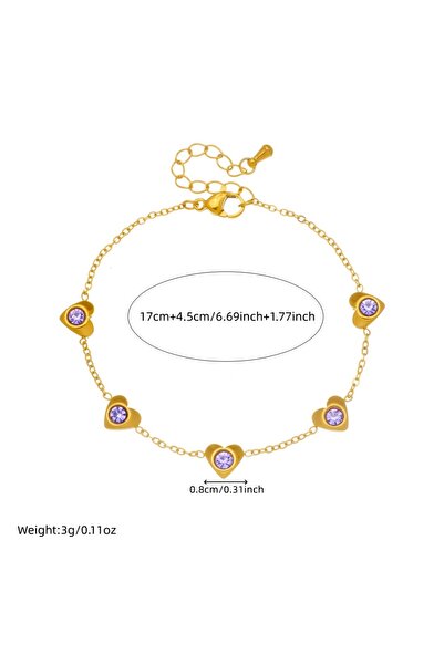 Choice B1842 Cubic Zirconia 316L Stainless Steel Bracelets For Women Exquisit...