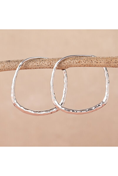 Choice T144 Fashion Concise Design Silvery Plated Square Shaped Hoop Earrings...