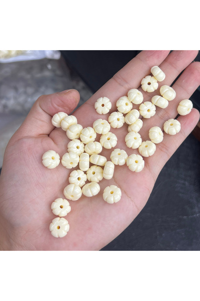 Choice 10x6mm-10pcs A 10pcs 10x6mm Round Floral Imitation Coral Natural Shell...