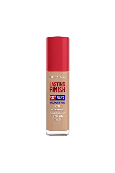 RIMMEL LONDON Set of 2 x Lasting Finish Foundation, 35H, 103 True Ivory, 30 ml