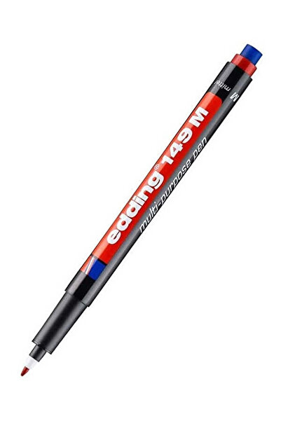 Edding Asetat Kalemi Permanent M Seri 1.0 Mm Kırmızı 149 M