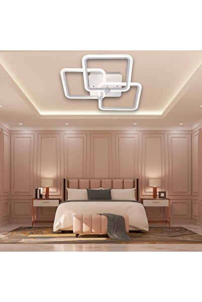 DELIGHT LUSTRA LED LIVING 80W CU 3 BRATE 3 CULORI+IR 580x150mm