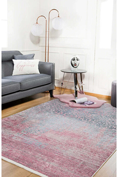 halinet Halı.Net White Modern Washable Non-Slip Living Room Carpet Haln-Hln341