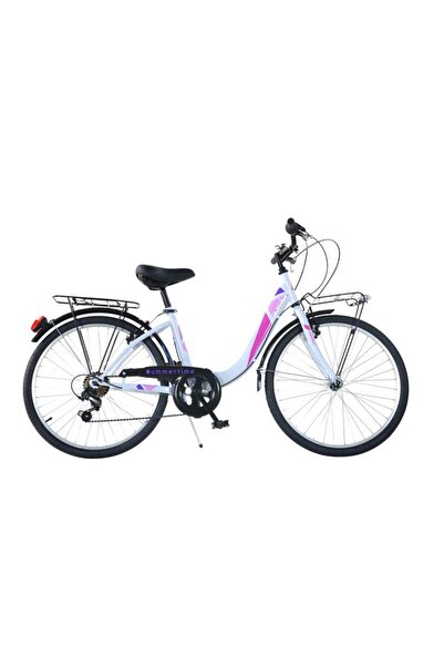 Dino Bikes Pedal Bike, Dino Bikes, City Summertime, 6 Speeds, 24 Inch, Over 1...