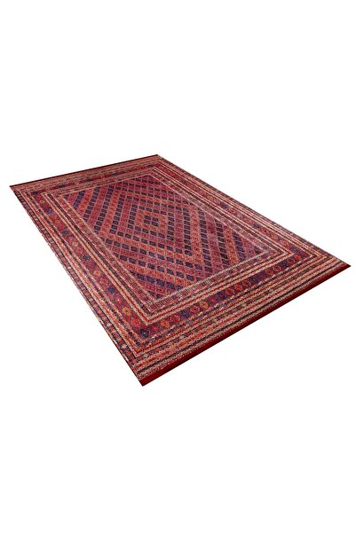 halinet Halı.Net Anthracite Modern Washable Non-Slip Living Room Carpet Haln-...