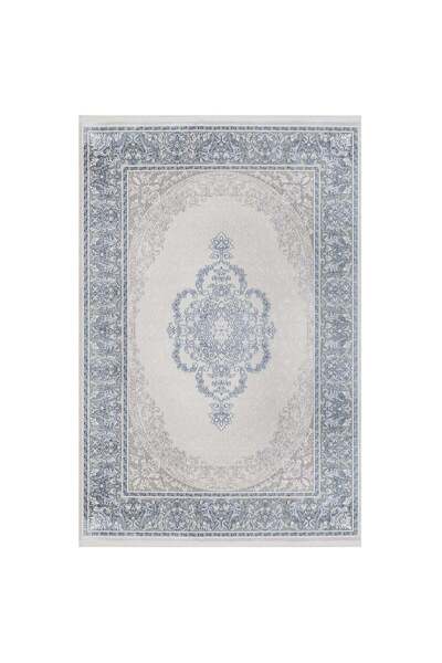 halinet Halı.Net Anthracite Vintage Antique Washable Living Room Carpet Artem...