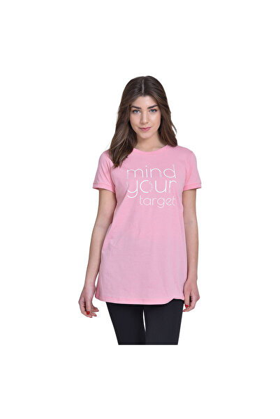 Target Tricou lung de damă cu mânecă scurtă, jerseu simplu " Minte &quot...
