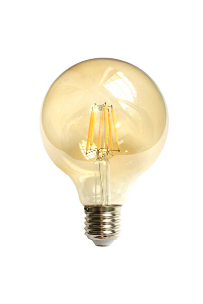 DELIGHT Bec LED Filament Chihlimbar E27/8W/800LM/2500K G125