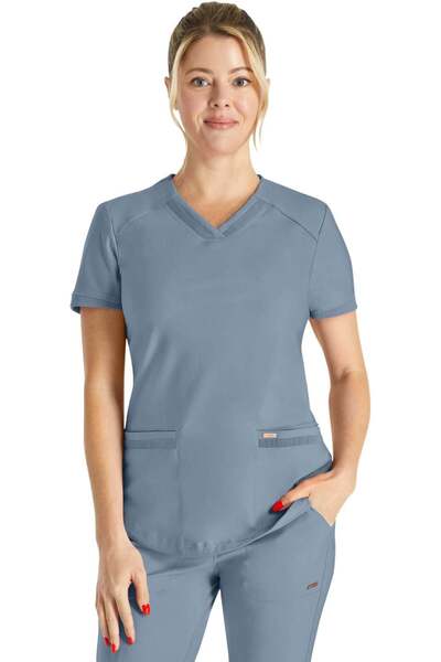 Cherokee UNIFORMS Cherokee Form CK840 Γυναικεία Εφαρμοστή Ιατρική Ρόμπα, Γκρι...