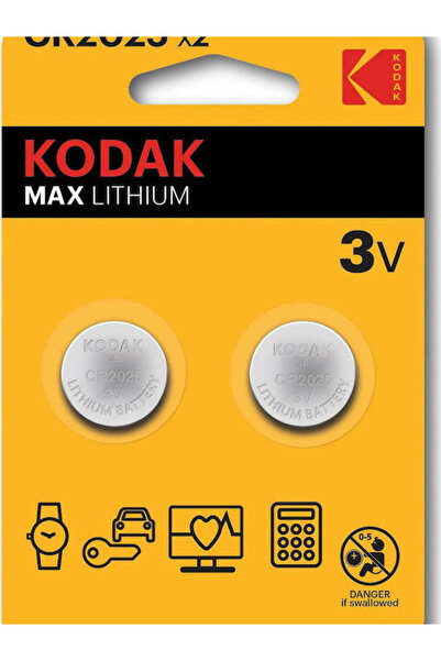 Kodak Μπαταρίες Λιθίου CR2025 (2τμχ)