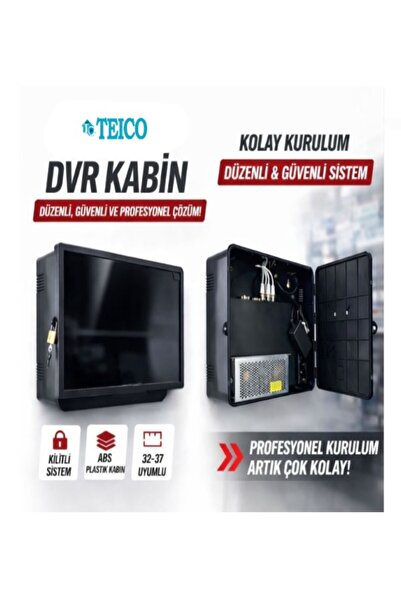 PVC Pano DVR Kabin Ve Monitör Koruma Panosu Teico-5540
