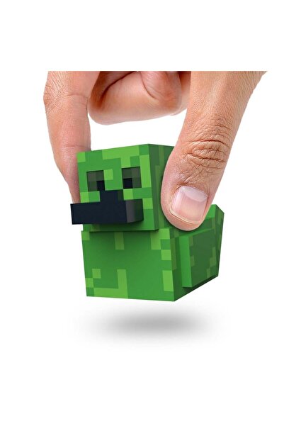 TUBBZ Minecraft MINI Creeper Lisanslı Cosplay Ördek Collectible Figür