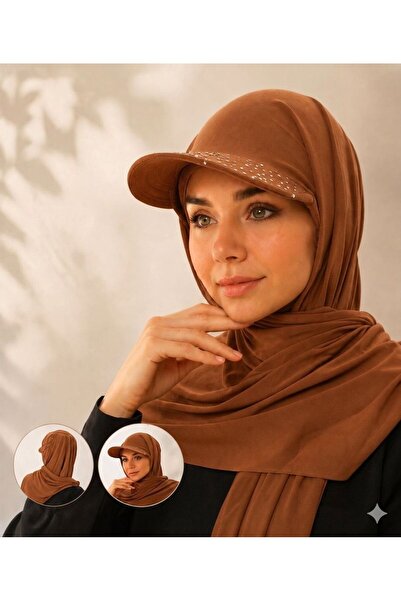 mikam Hat with Full Stone Decoration and Stone-Embellished Bone Shawl