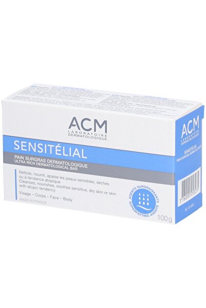 Laboratoire ACM Cleansing Bar for Face & Body, Nourishing, 100 g, Sensitelial