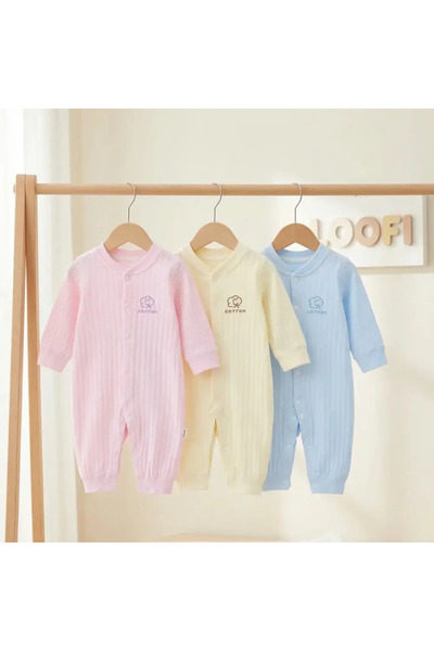 LOOFI Soft Cotton Baby Burp Cloth with Handy Buttons (0 Months - 12 Months) -...