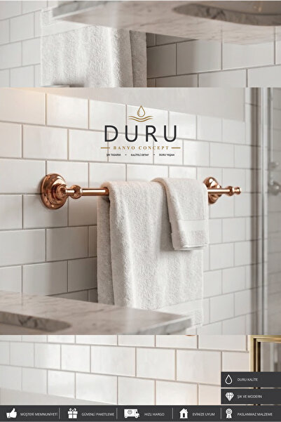DURUBANYOCONCEPT BANYO UZUN HAVLULUK HAVLU ASKILIĞI ROSE BAKIR PRİNÇ