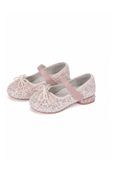 YASSO Pantofi eleganți copii cu paiete și fundiță