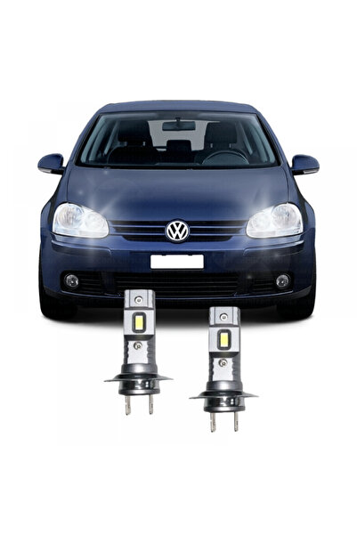 Fardoktoru VW GOLF 5 LED XENON UZUN FAR AMPULÜ H7 Mini Led 2'li Set