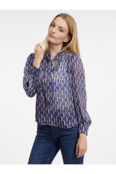 ORSAY Blue women's patterned blouse
