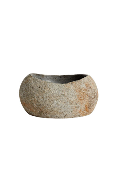 muub's Διακοσμητικό μπωλ γκρι από πέτρα Bowl Valley M - Grey/Nature Riverston...