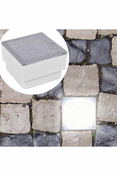 vidaxl 2 spoturi LED încastrabile în sol 100 x 100 x 68 mm