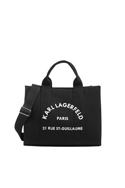 Karl Lagerfeld Γυναικεία Rsg Medium Tote Τσάντα Μαύρη 240W3892-A999 BLACK