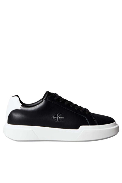 Calvin Klein Ανδρικά Δερμάτινα Chunky Sneakers Μαύρα YM0YM01344-0GM