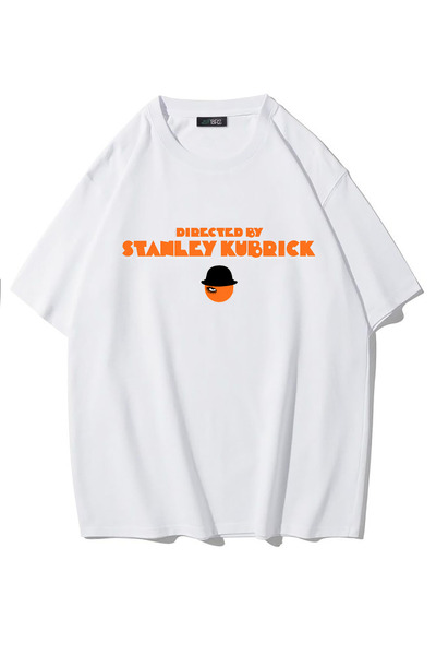 BRZ COLLECTION Tricou Unisex Supradimensionat Regizat de Kubrick (ALB)