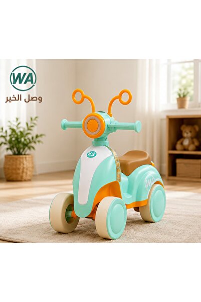 WASL ALKHAIR Fashionable Design Kids Balance Bike-Exercise Ride-On Toy with S...