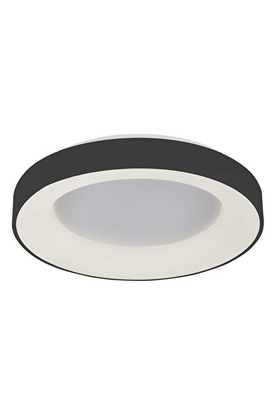 Italux Plafonieră LED Giulia, rotundă, 48cm, montaj aplicat, Negru/Alb, Alumi...