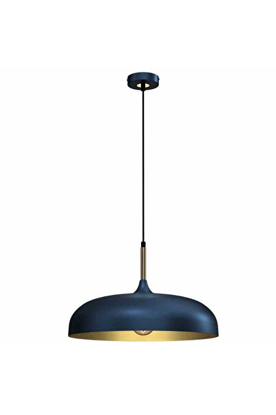 Milagro Lustră suspendată metalică Lincoln MLP7901 Albastru/Auriu Ø45cm, E27 ...