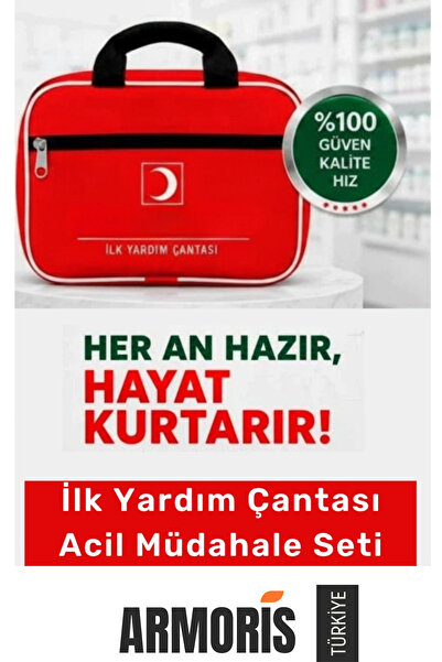 Armoris #İlkYardımSeti Acil Müdahale Çantası Araç Ev Ofis Kamp Uyumlu Dayanık...