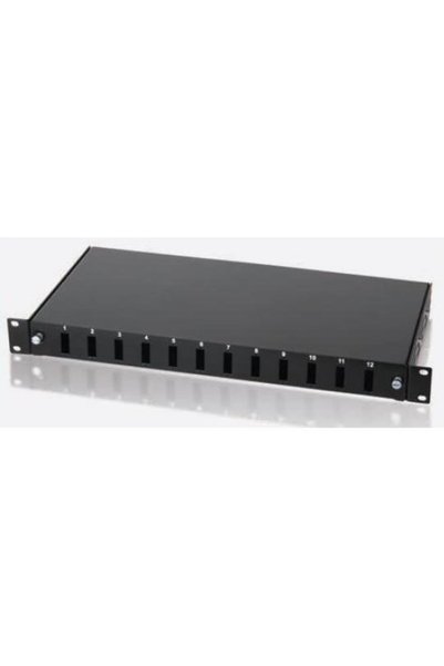 Universal Uranium Ppr12Pscdx 12 Port F/O Sc Dx Ral9005 Empty Patch Panel(10F-...