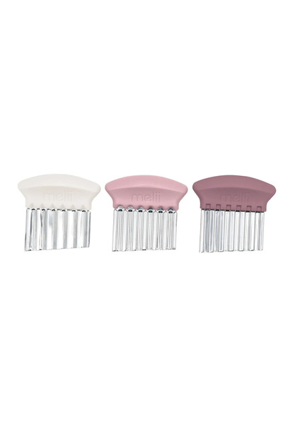Melii SET 3 CUTITE PENTRU GUSTARI, MELII, ROZ IVOIRE MURA