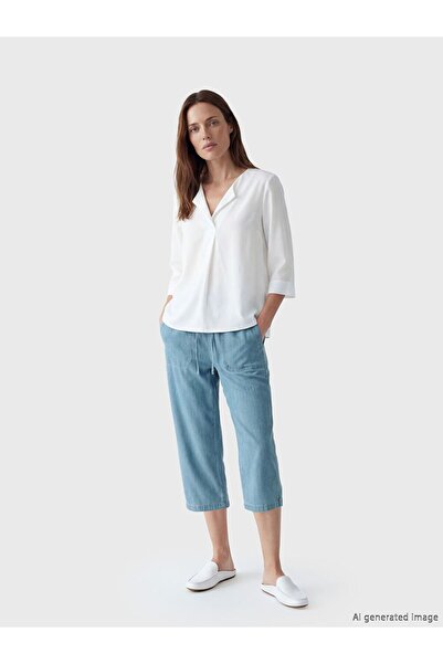 LC Waikiki Lcw Grace Elastic Waist Women's Jeans Capri